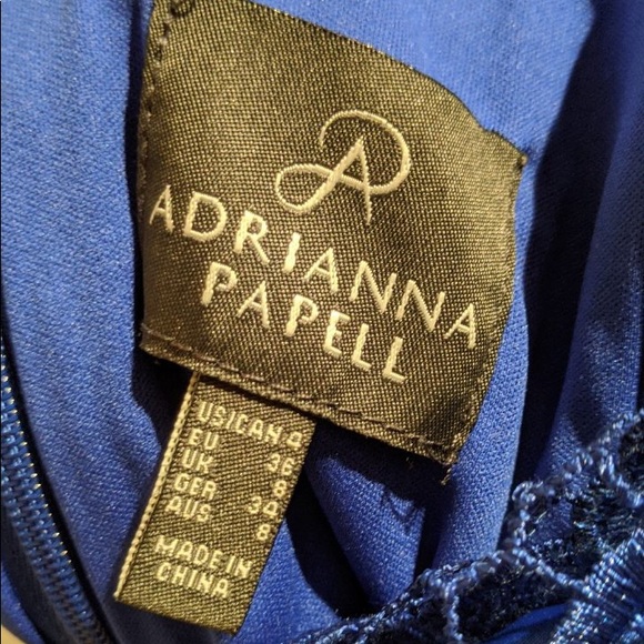 Royal Blue Lace Dress - Picture 1 of 4